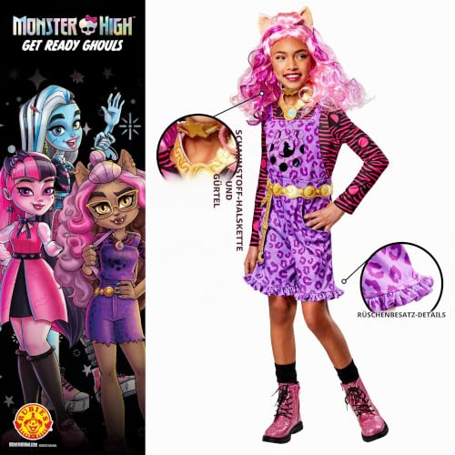 rubie-s-deluxe-monster-high-clawdeen-kost-m-m-dchen-m-9-10-jumpsuit image 8