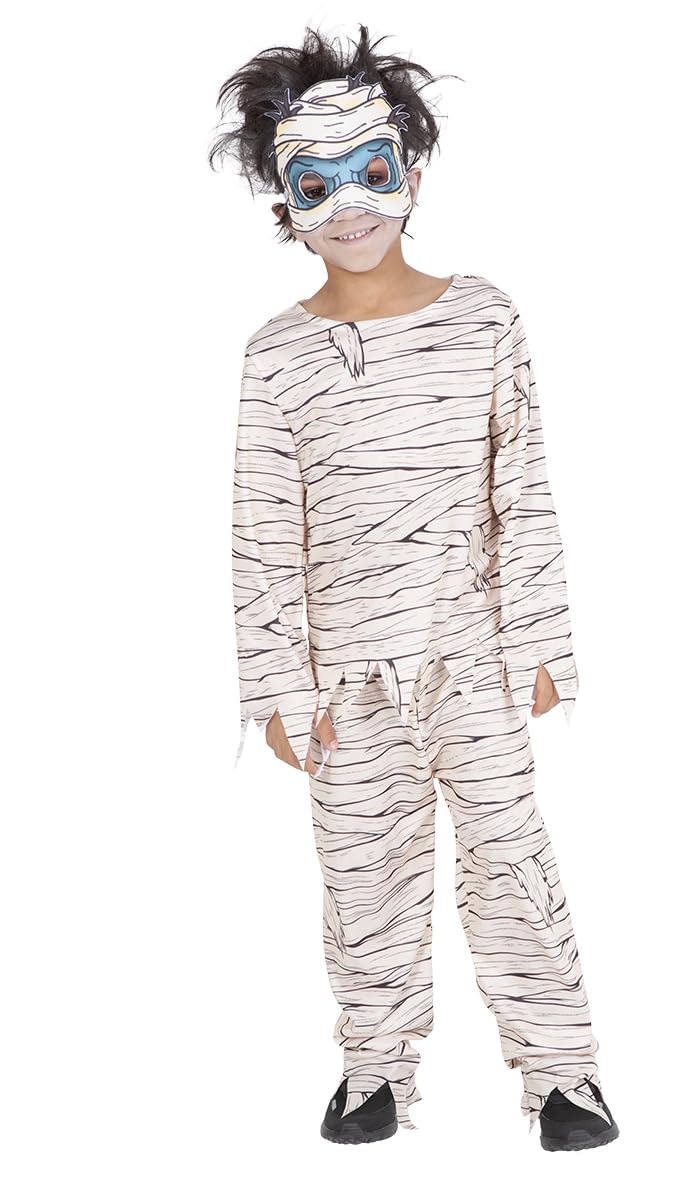 rubie-s-deluxe-mumien-kost-m-kinder-mit-maske image 1