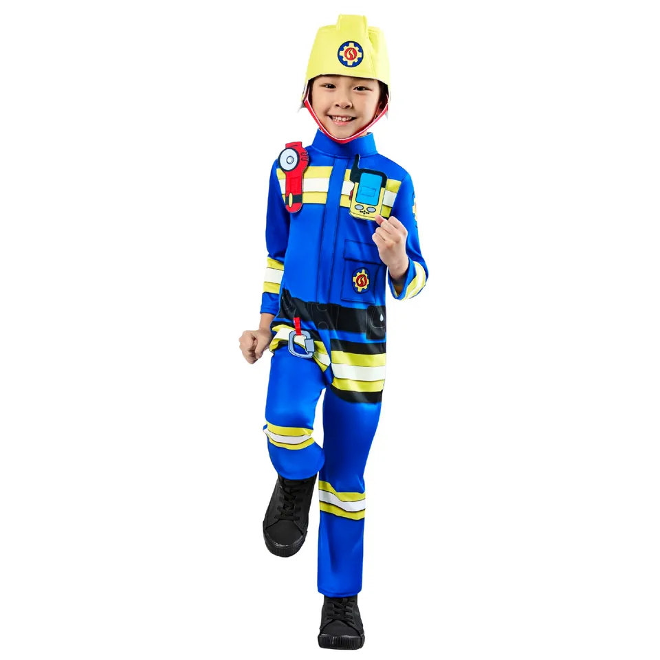 rubie-s-deluxe-feuerwehrmann-sam-kost-m-kinder-3-4-jahre image 1