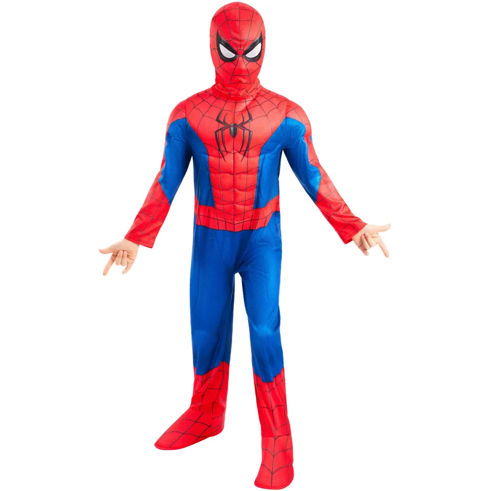 rubie-s-deluxe-spider-man-kinderkost-m-3-4-jahre-anzug image 1