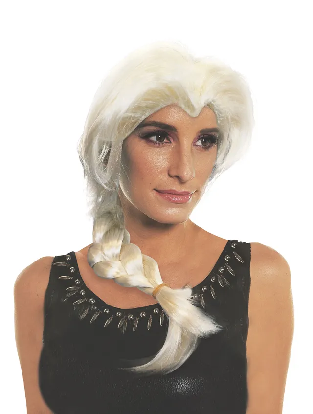 rubies-per-cke-blond-mit-zopf-damen-langhaar-fasching image 1