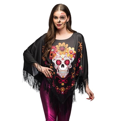 boland-halloween-poncho-catrina-damen-einheitsgr-e image 4