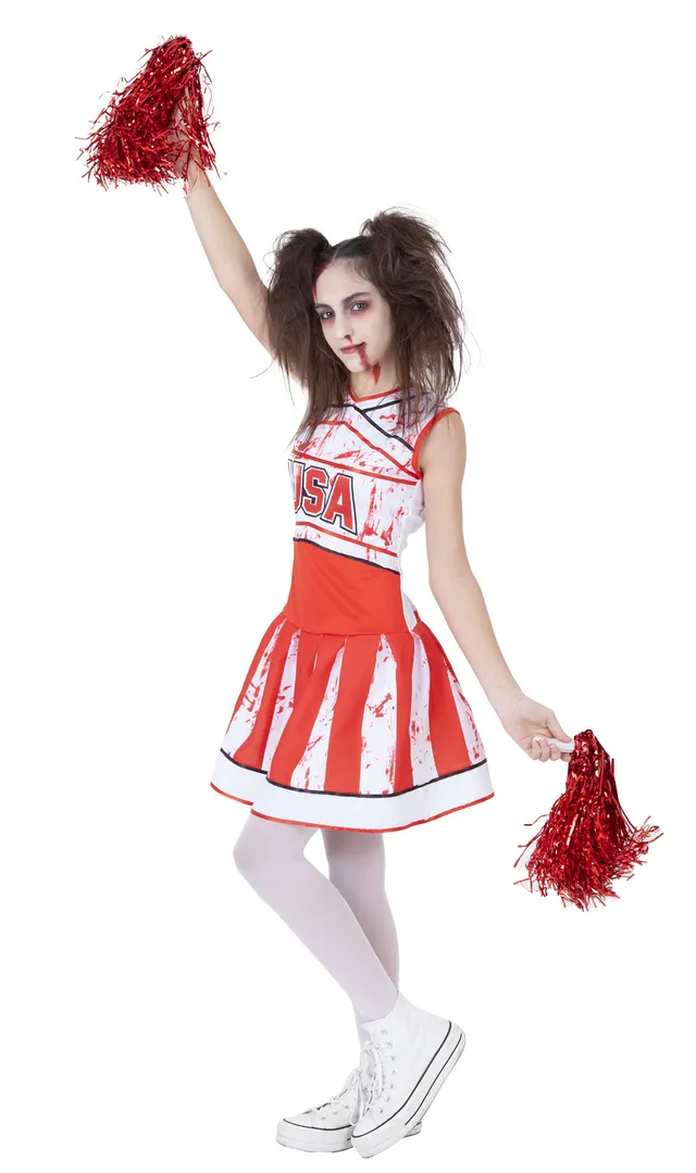 rubies-pompon-girl-cheerleader-kost-m-11-13-jahre-m-dchen image 1