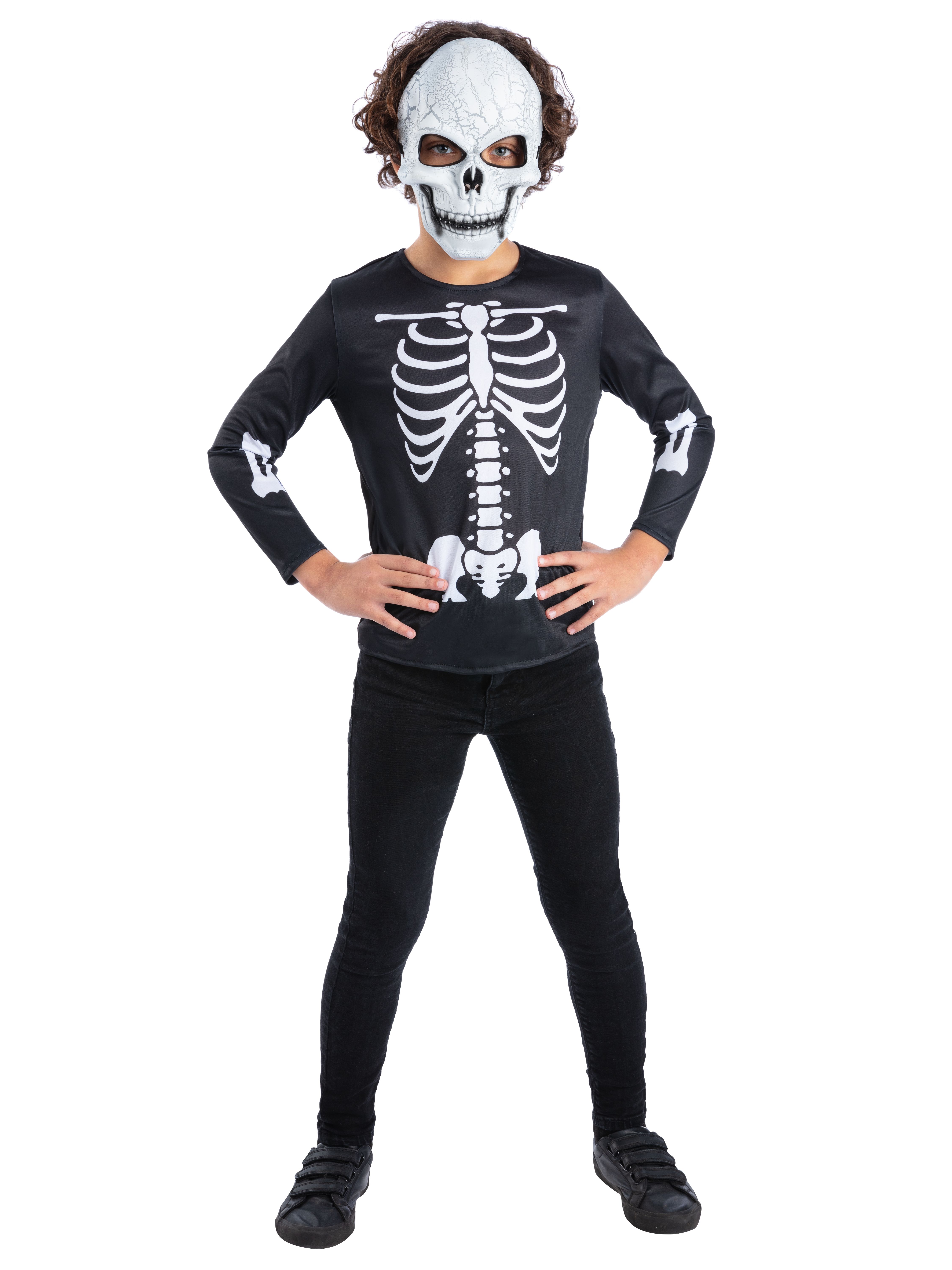 rubies-d-guisements-skelett-kost-m-kinder-top-maske image 1