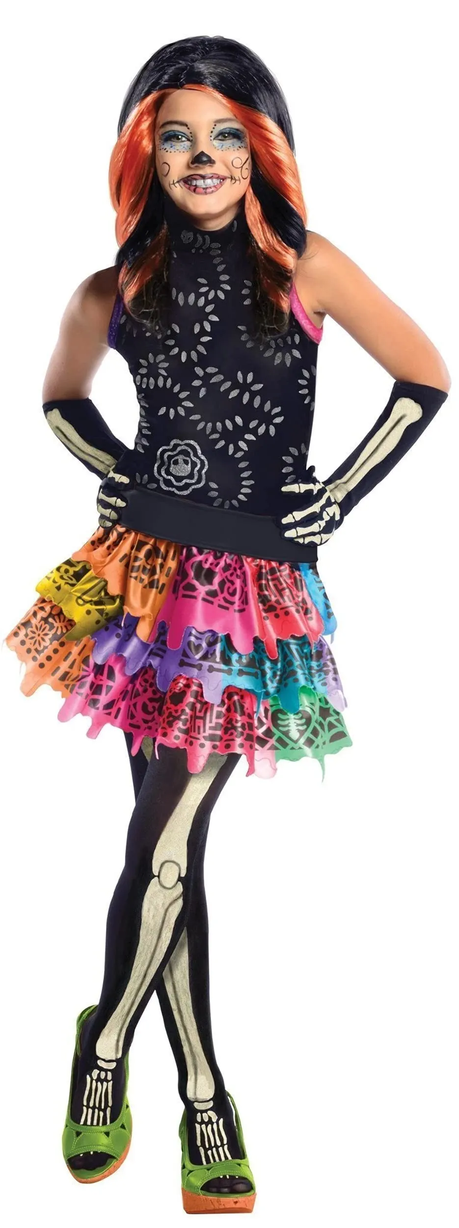 rubie-s-deluxe-monster-high-skelita-kost-m-3-4-jahre image 1
