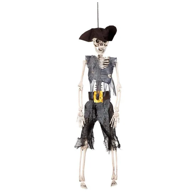 boland-halloween-skelett-pirat-deko-40-cm-figur image 1