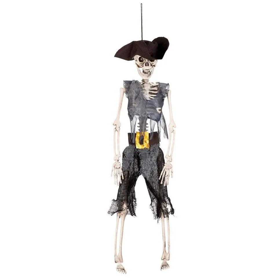boland-halloween-skelett-pirat-deko-40-cm-figur image 1