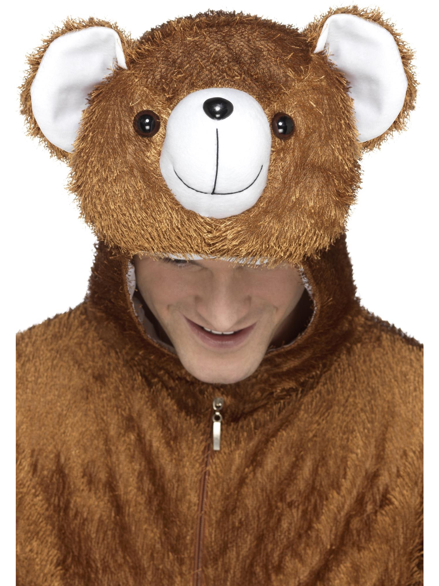 smiffys-fever-b-r-kost-m-braun-overall-m-l-mit-kapuze image 4