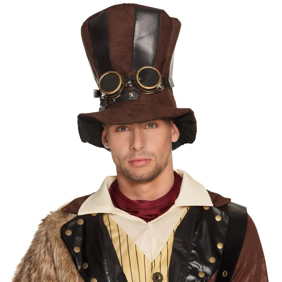 boland-headwear-steampunk-hut-braun-schwarz-einheitsgr-e image 1