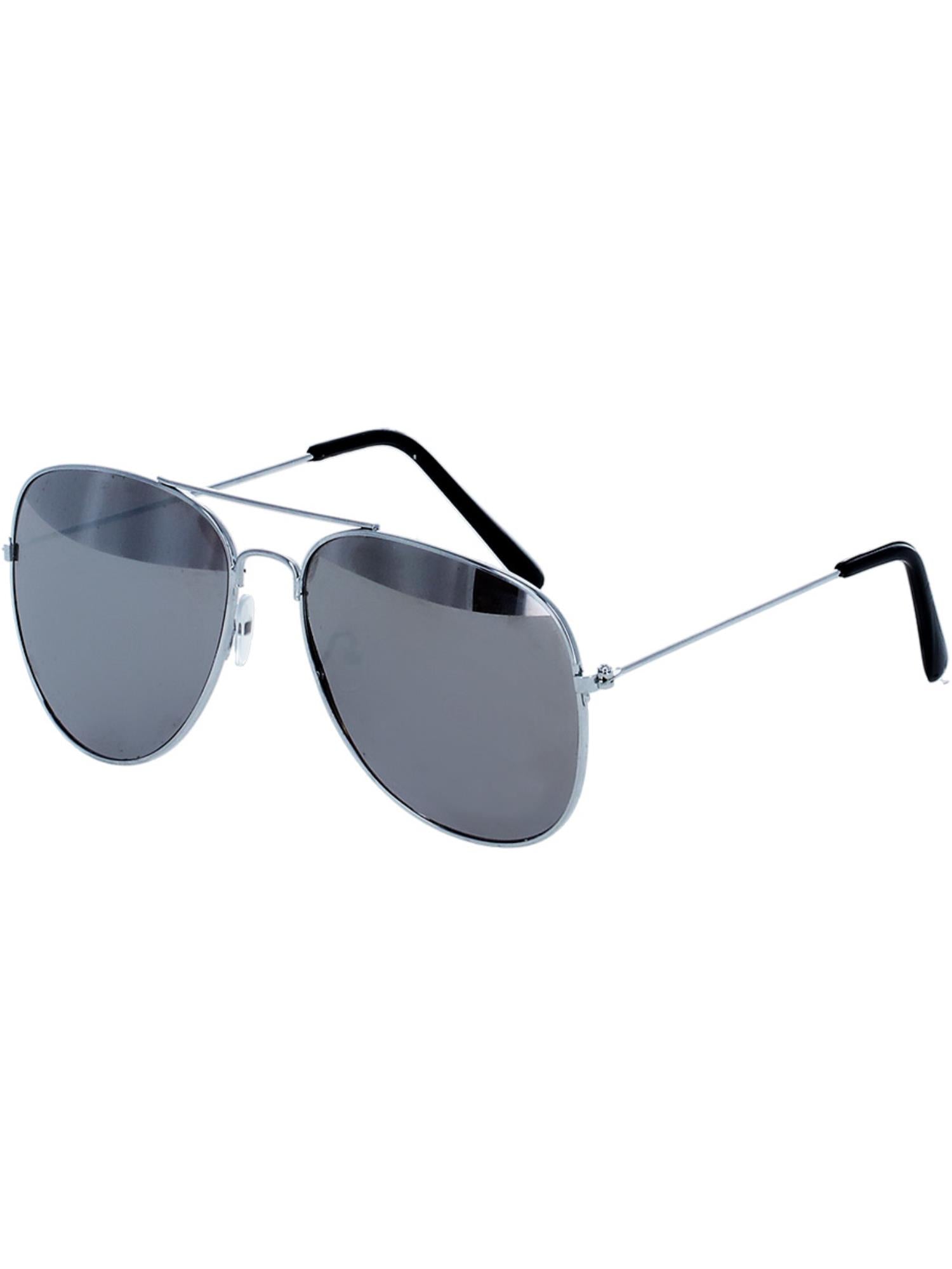 smiffys-fever-aviator-brille-silber-verspiegelt image 4