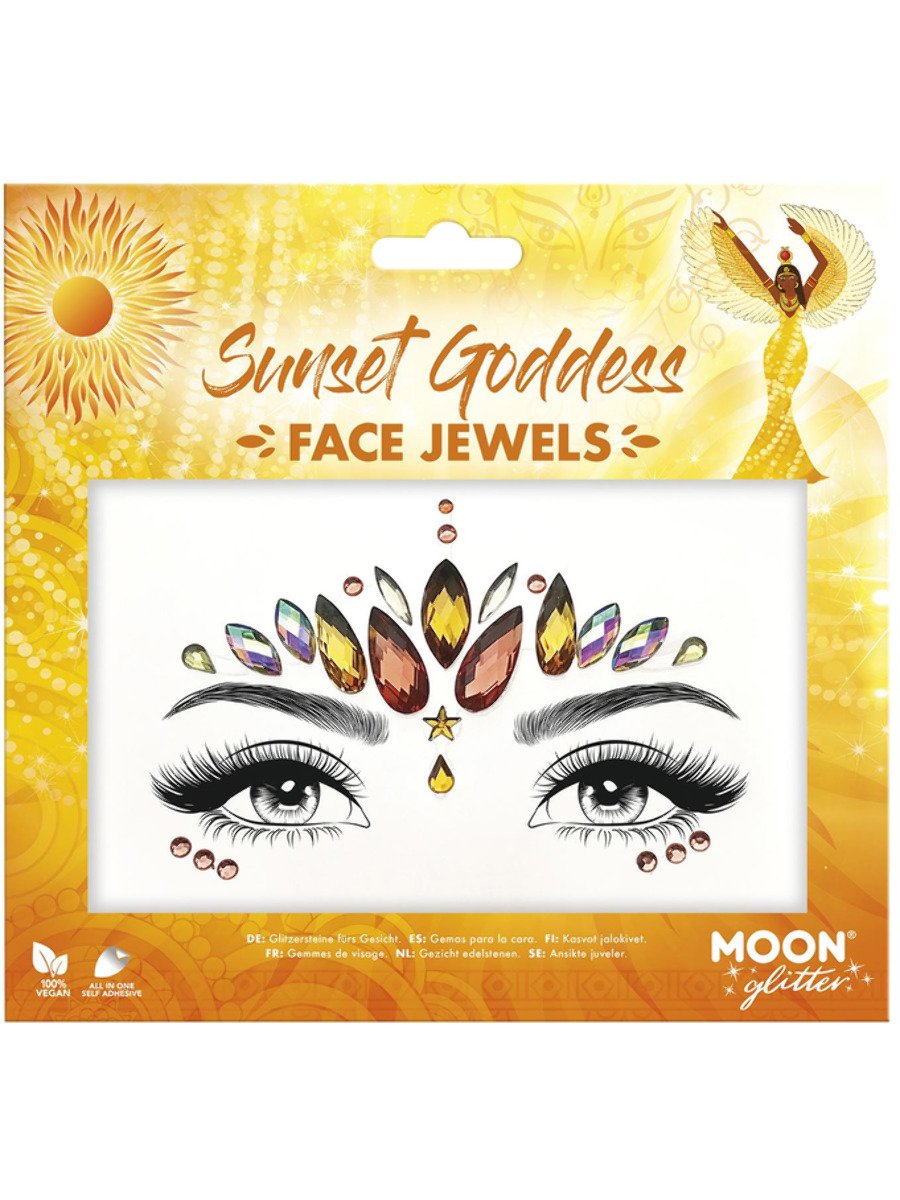 moon-glitter-face-jewels-sunset-goddess-gesichtssteine image 1
