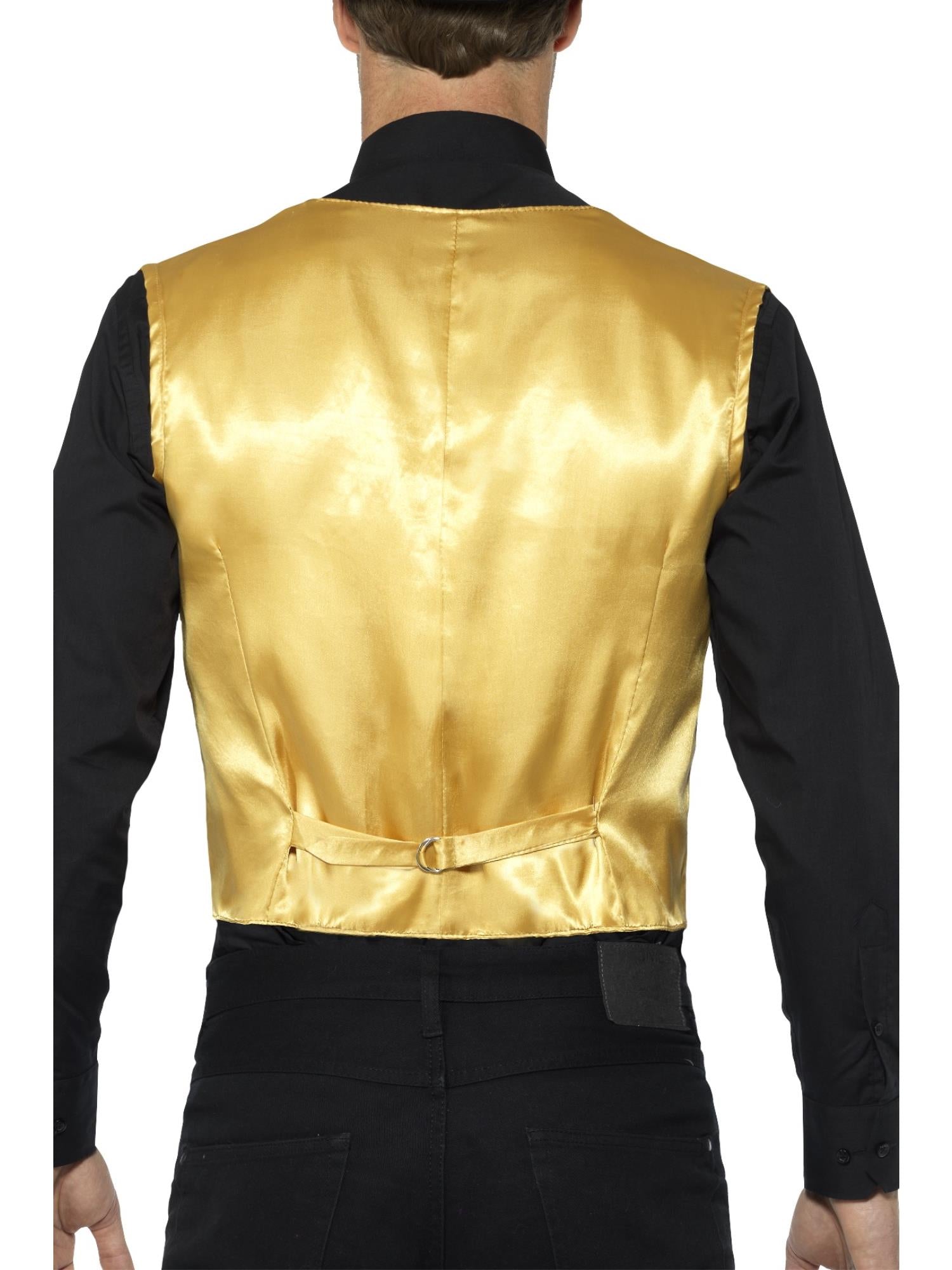 smiffys-fever-pailletten-weste-herren-gold-mit-kn-pfen image 2