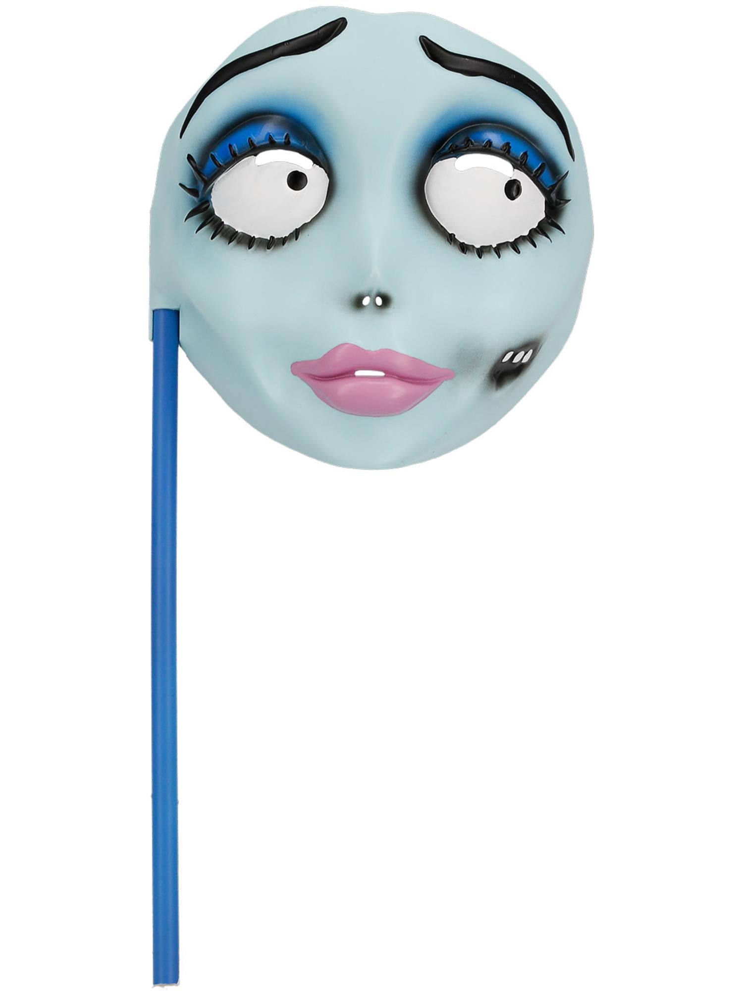 smiffys-fever-corpse-bride-emily-stabmaske-blau-handmaske image 2
