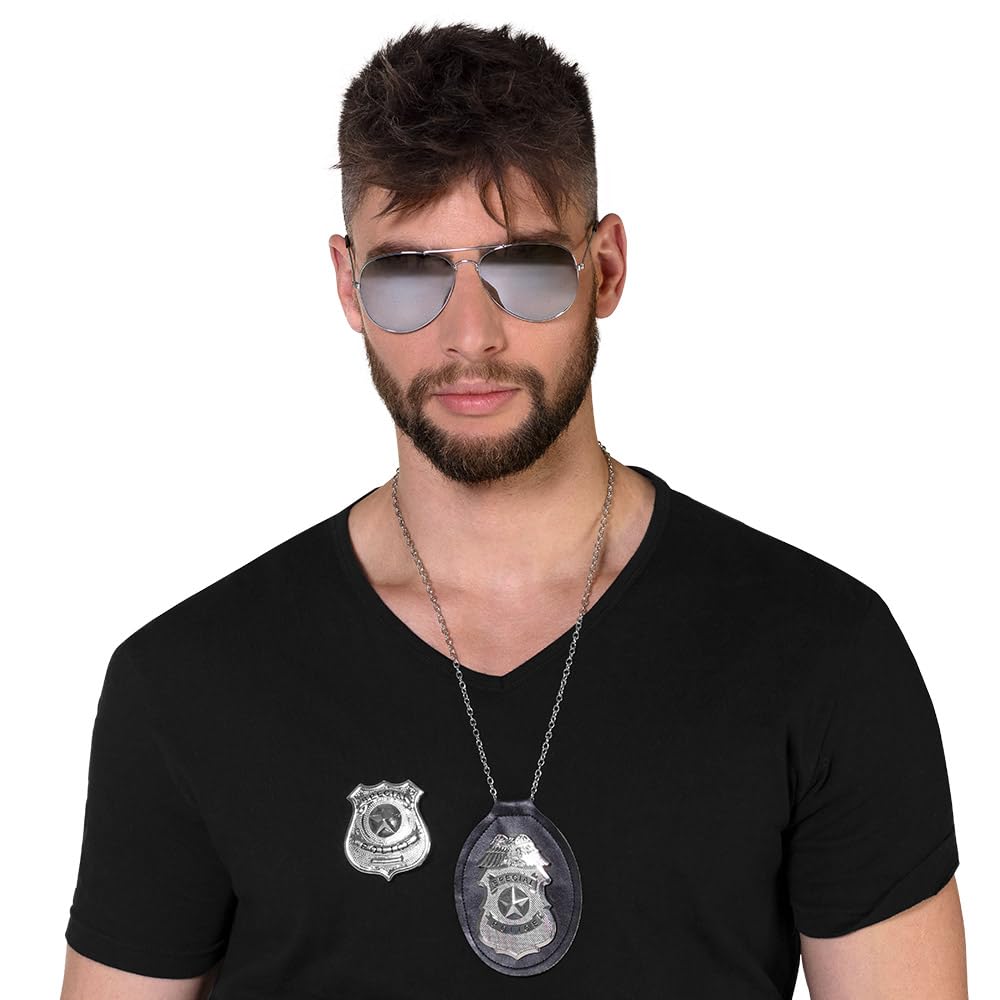 boland-01417-polizei-set-3-teilig-special-police-silber image 2