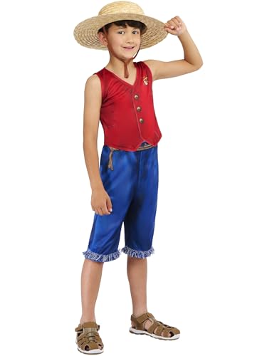 rubie-s-deluxe-one-piece-luffy-kost-m-kinder-9-10-jahre image 8