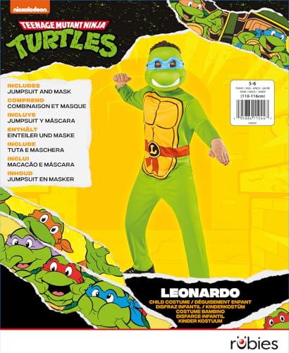 rubie-s-deluxe-leonardo-ninja-turtles-kost-m-kinder-7-8-jahre image 7