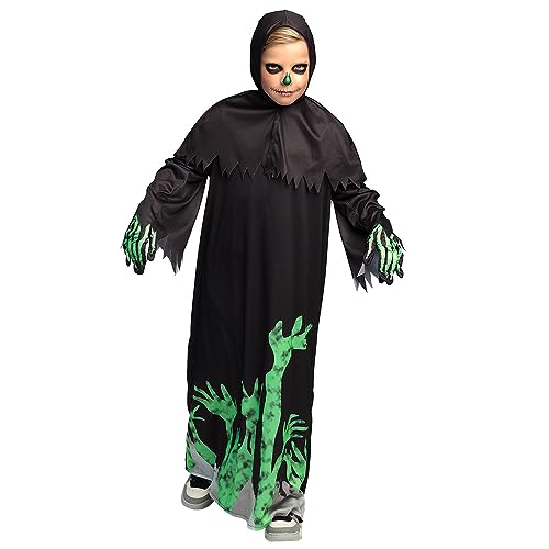 boland-halloween-glowing-reaper-kinderkost-m-4-6-jahre-gr-n-schwarz image 4
