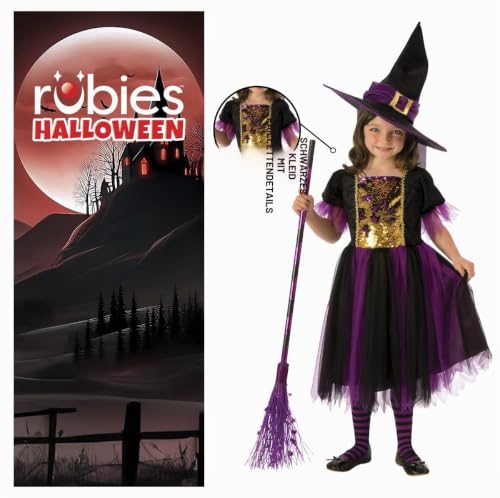 rubie-s-deluxe-hexenkost-m-m-dchen-104-gold-violett-kleid image 8