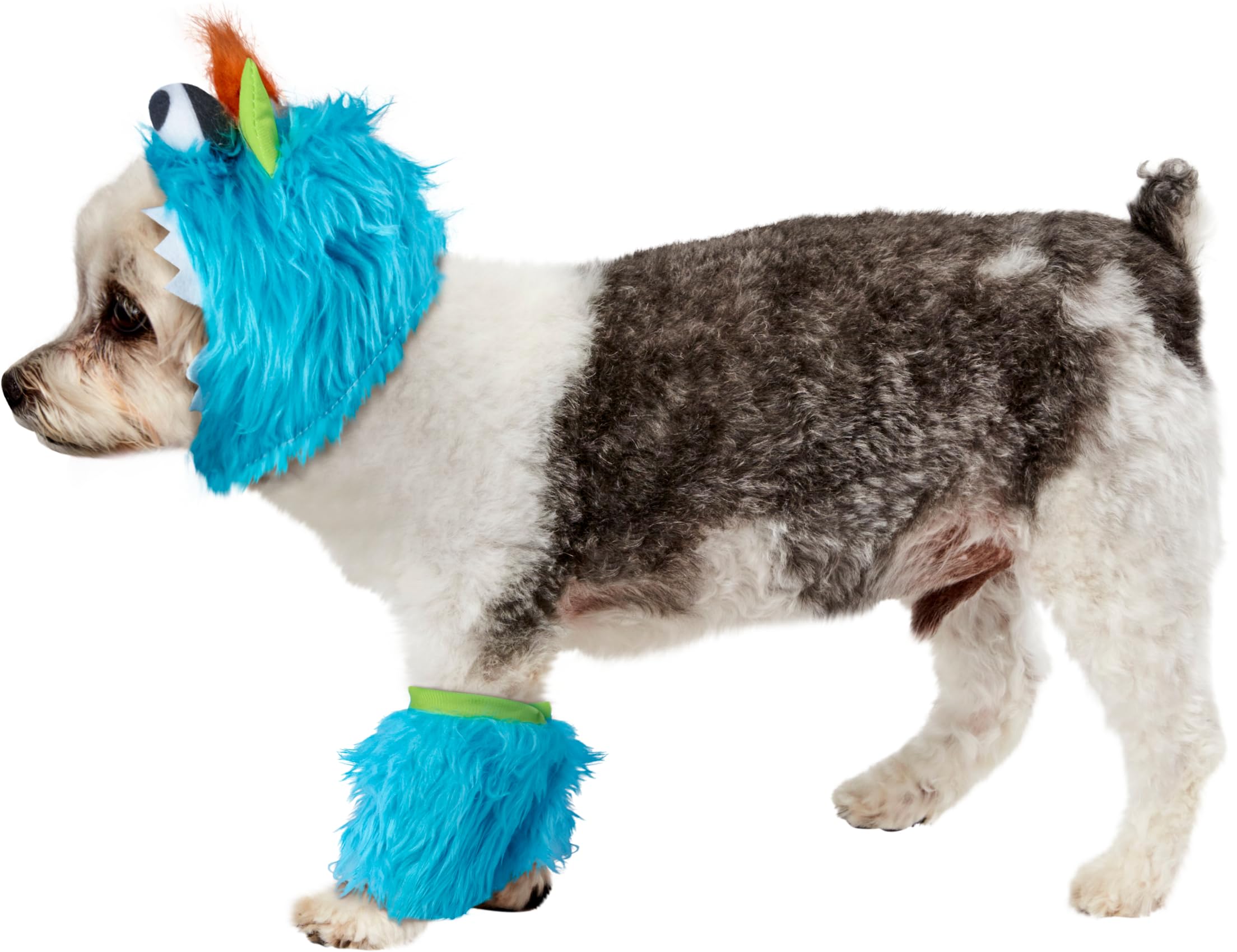 rubie-s-deluxe-monster-hundekost-m-blau-s-mit-kopfbedeckung image 6