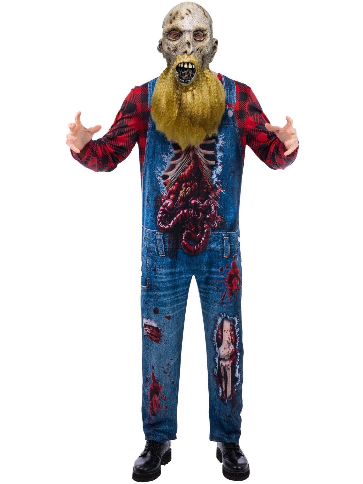 smiffys-fever-hillbilly-zombie-farmer-kost-m-overall-l-xl image 4