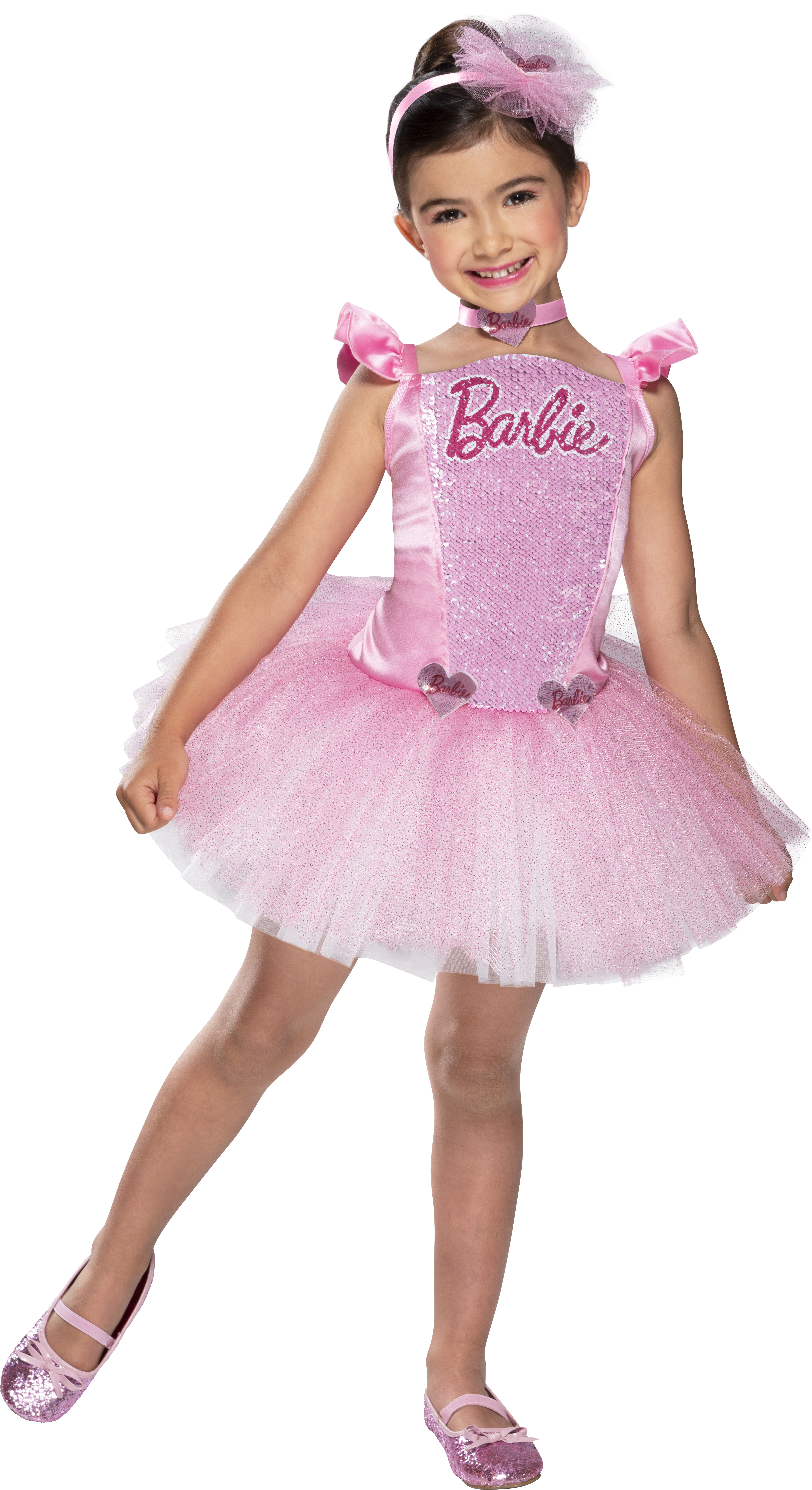 rubies-barbie-ballerina-kost-m-kinder-pailletten-tutu image 1