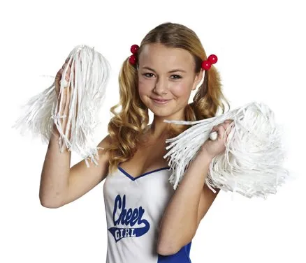 rubie-s-deluxe-pompon-wei-cheerleader-tanzwedel-1-st-ck image 1