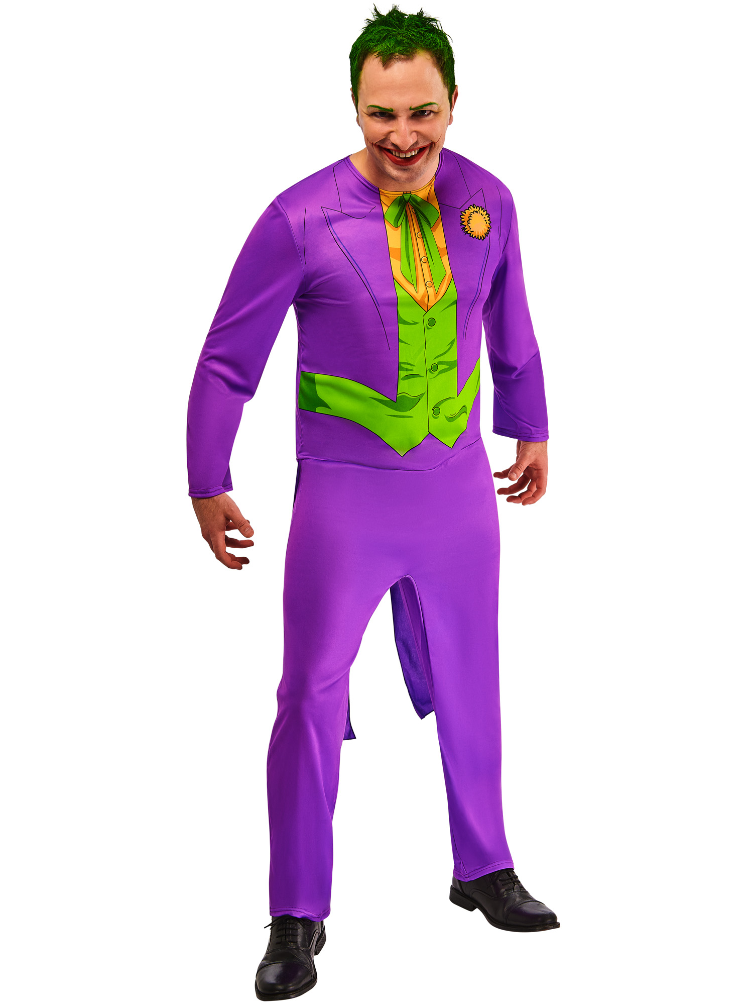 rubies-joker-kost-m-overall-gr-m-lila-gr-n-einstieg image 3