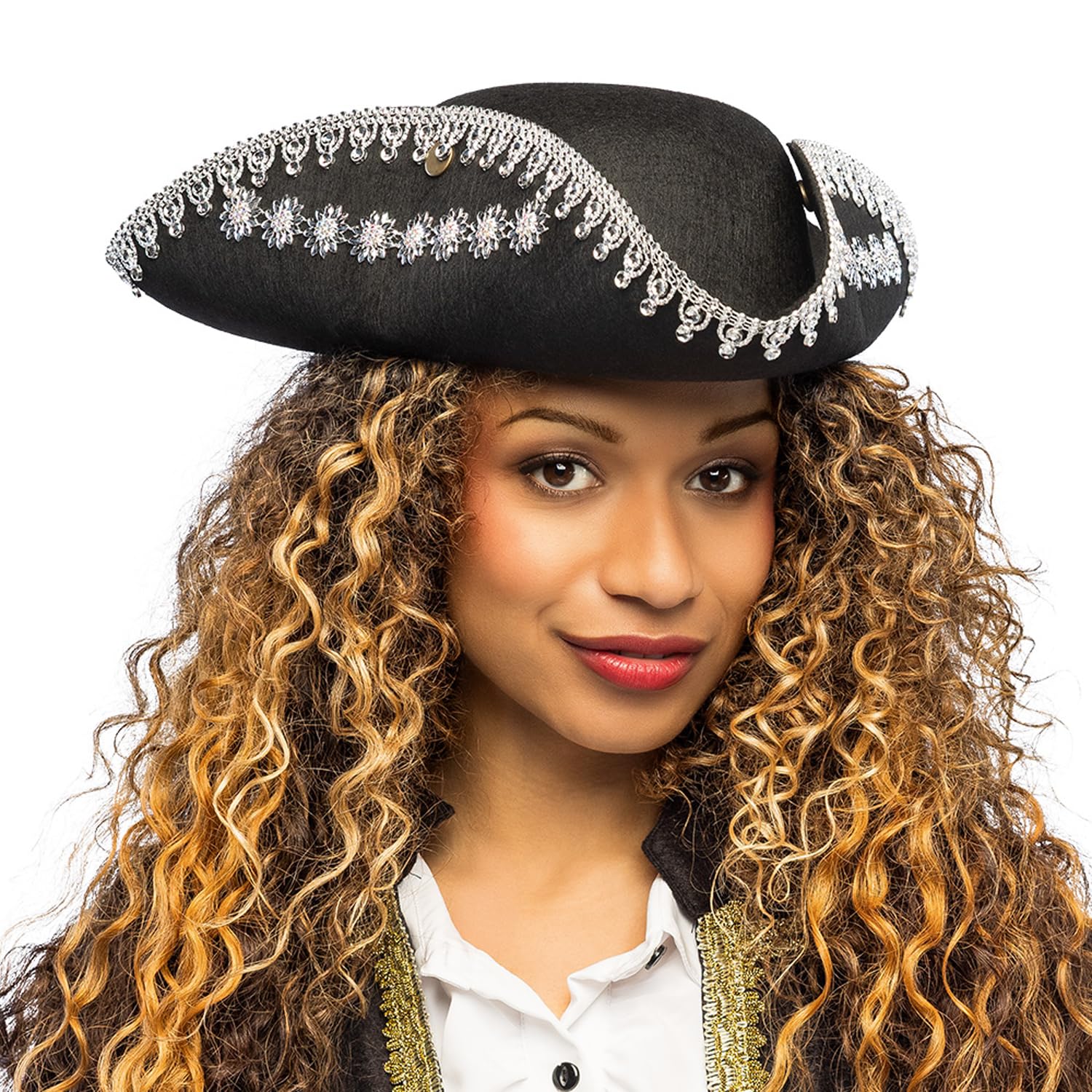 boland-headwear-seraphine-piratenhut-schwarz-59-cm image 1