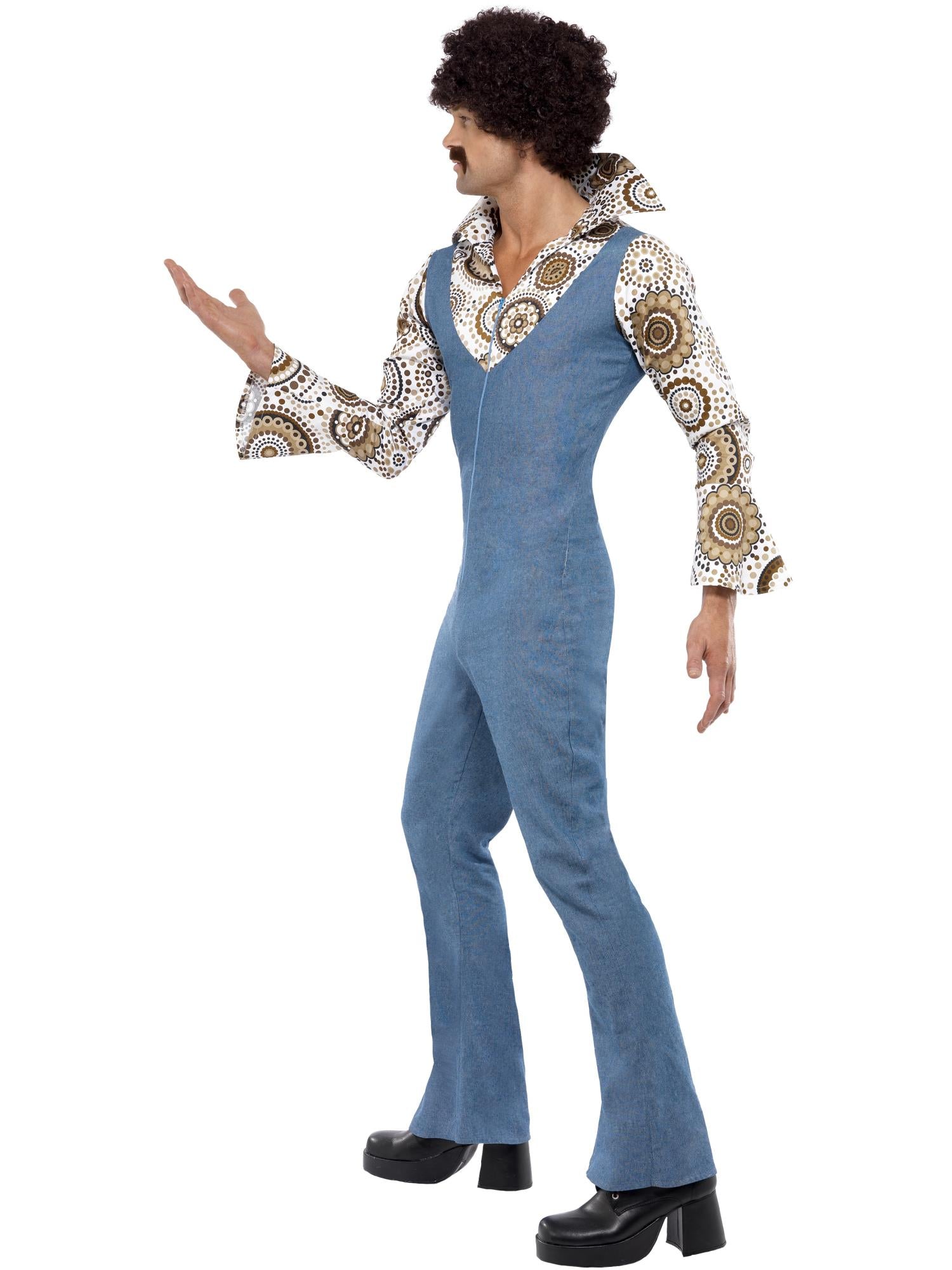 smiffys-fever-groovy-dancer-kost-m-blau-herren-gr-m-jumpsuit image 3