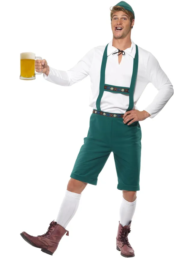 smiffys-fever-beer-fest-kost-m-gr-n-herren-m image 1