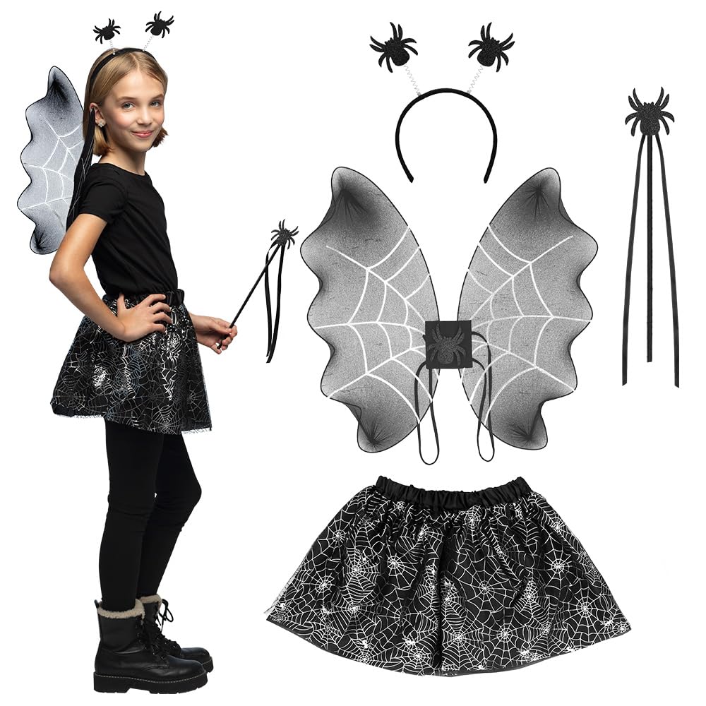 boland-spider-witch-hexenkost-m-set-kinder-4-teilig-schwarz image 2