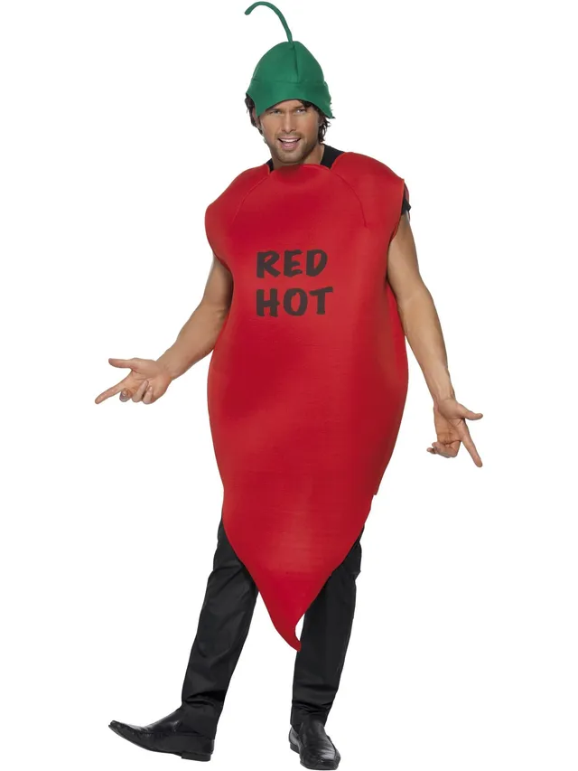 smiffys-fever-chili-kost-m-rot-tabard-mit-hut image 1