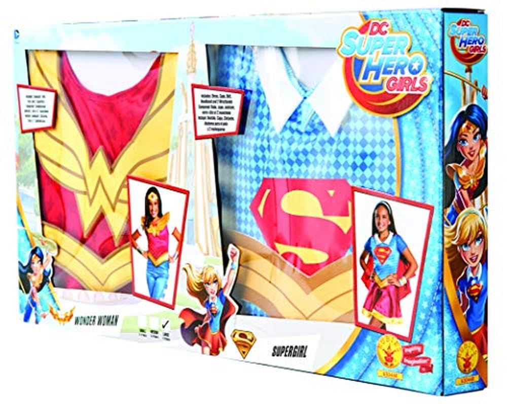 rubie-s-deluxe-supergirl-wonder-woman-kost-m-doppelpack-m-dchen image 4