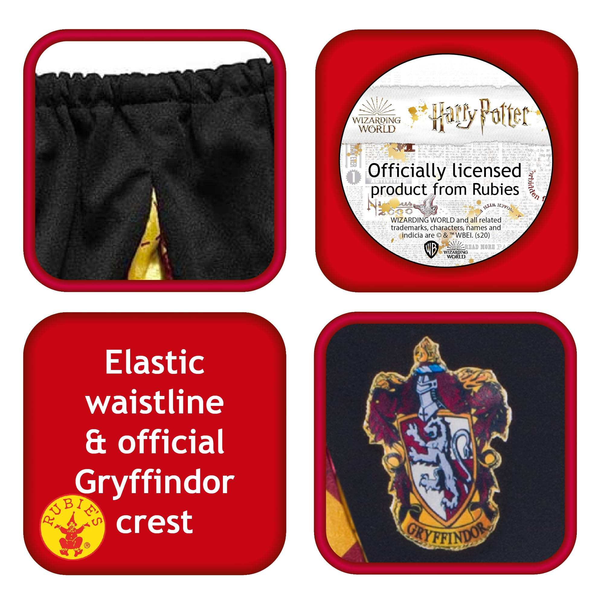 rubie-s-deluxe-gryffindor-rock-damen-ns-harry-potter-faltenrock image 3