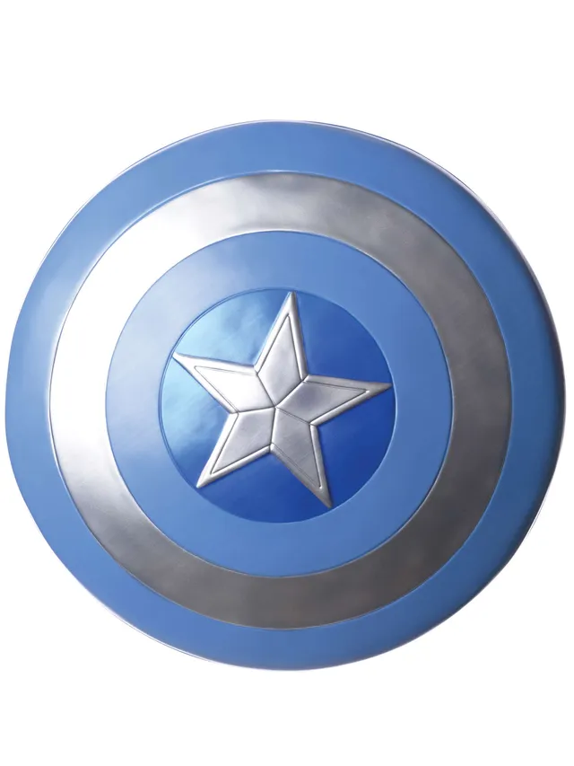 rubies-captain-america-schild-blau-wei-61-cm-pvc-erwachsene image 1