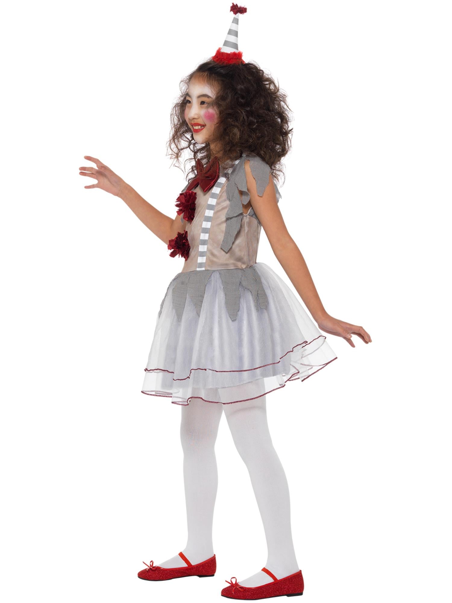 smiffys-fever-vintage-clown-m-dchen-kost-m-grau-rot-m image 3