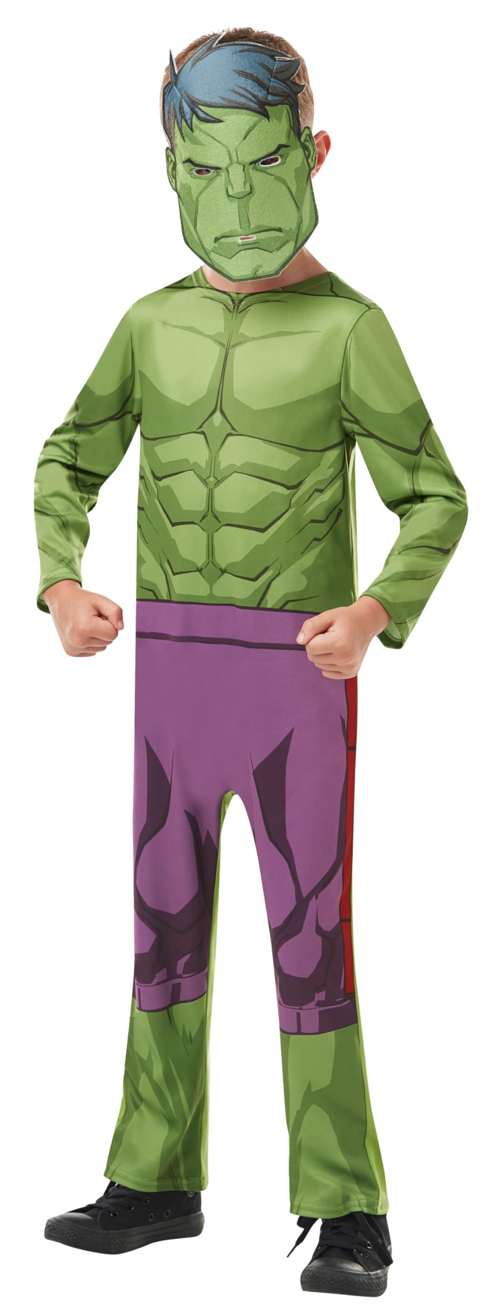 rubie-s-deluxe-hulk-classic-kinderkost-m-s-mit-muskeln image 2