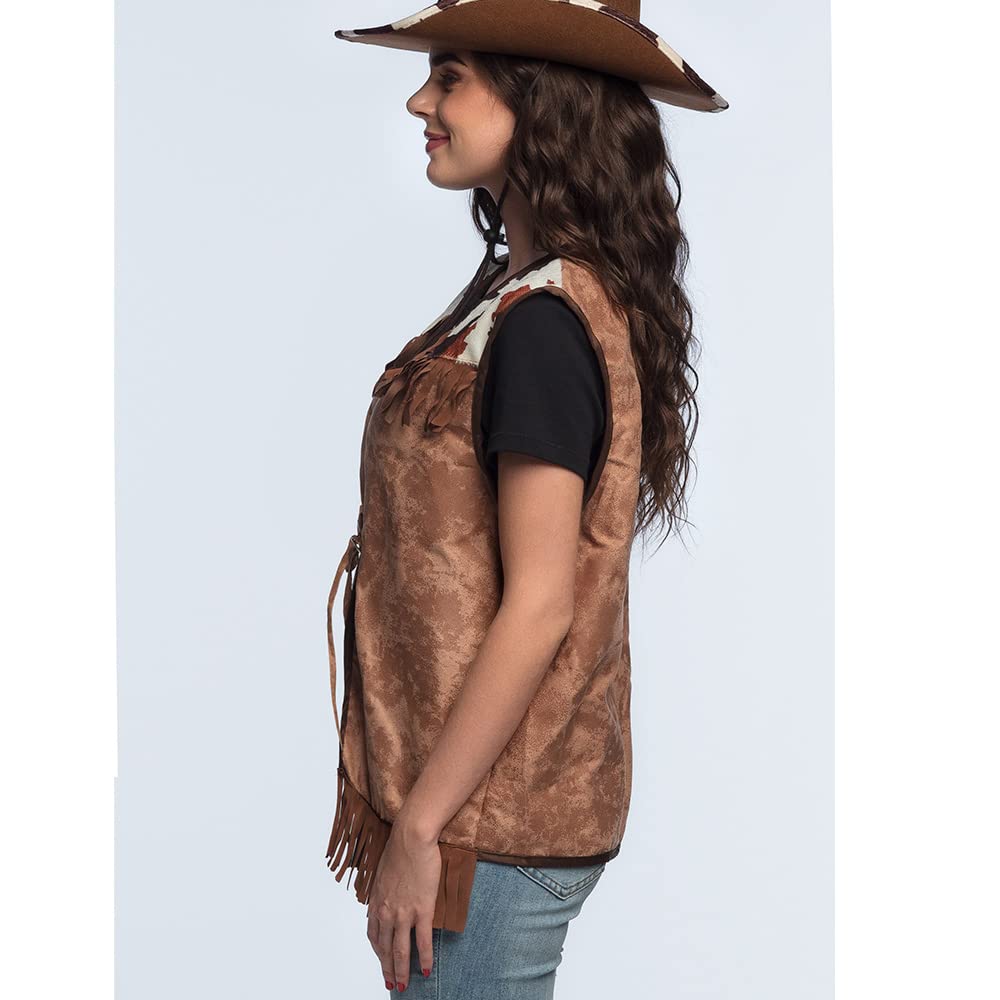 boland-costumes-western-weste-m-cowboy-braun-kuhfleck image 5