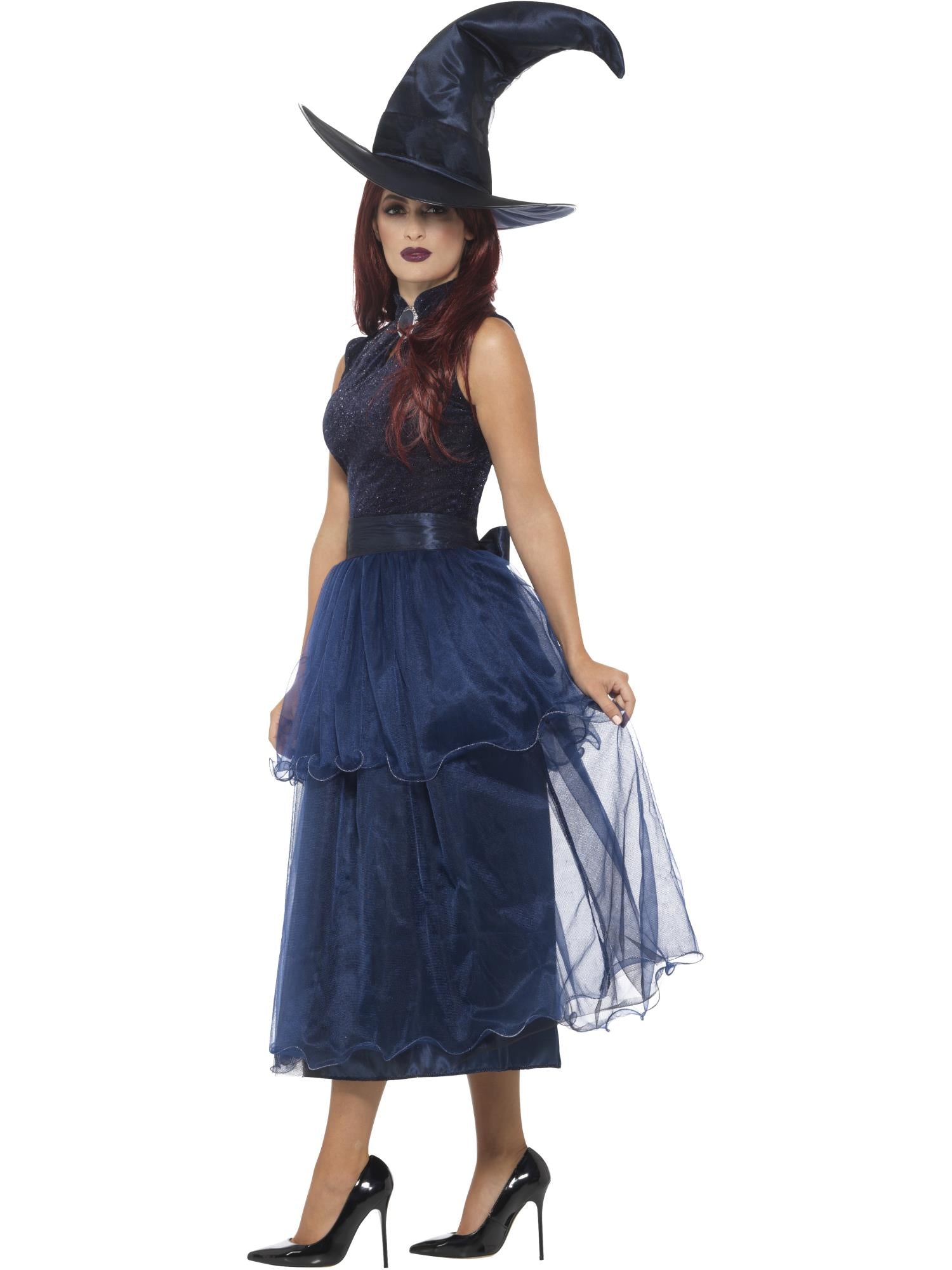 smiffys-fever-deluxe-midnight-witch-hexenkost-m-blau-gr-s image 3