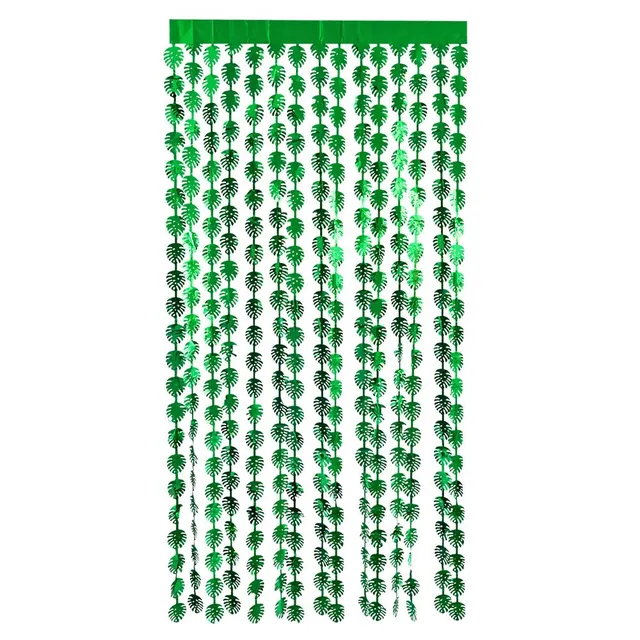 boland-palme-folienvorhang-bl-tter-200-x-100-cm-gr-n image 1