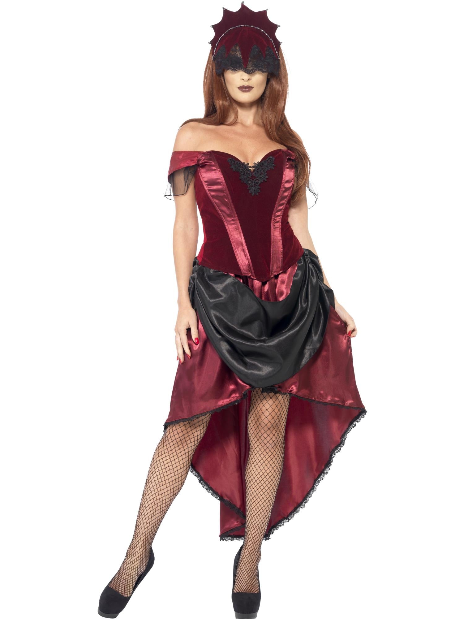 smiffys-fever-venetian-temptress-kost-m-rot-gr-m-12-14 image 2