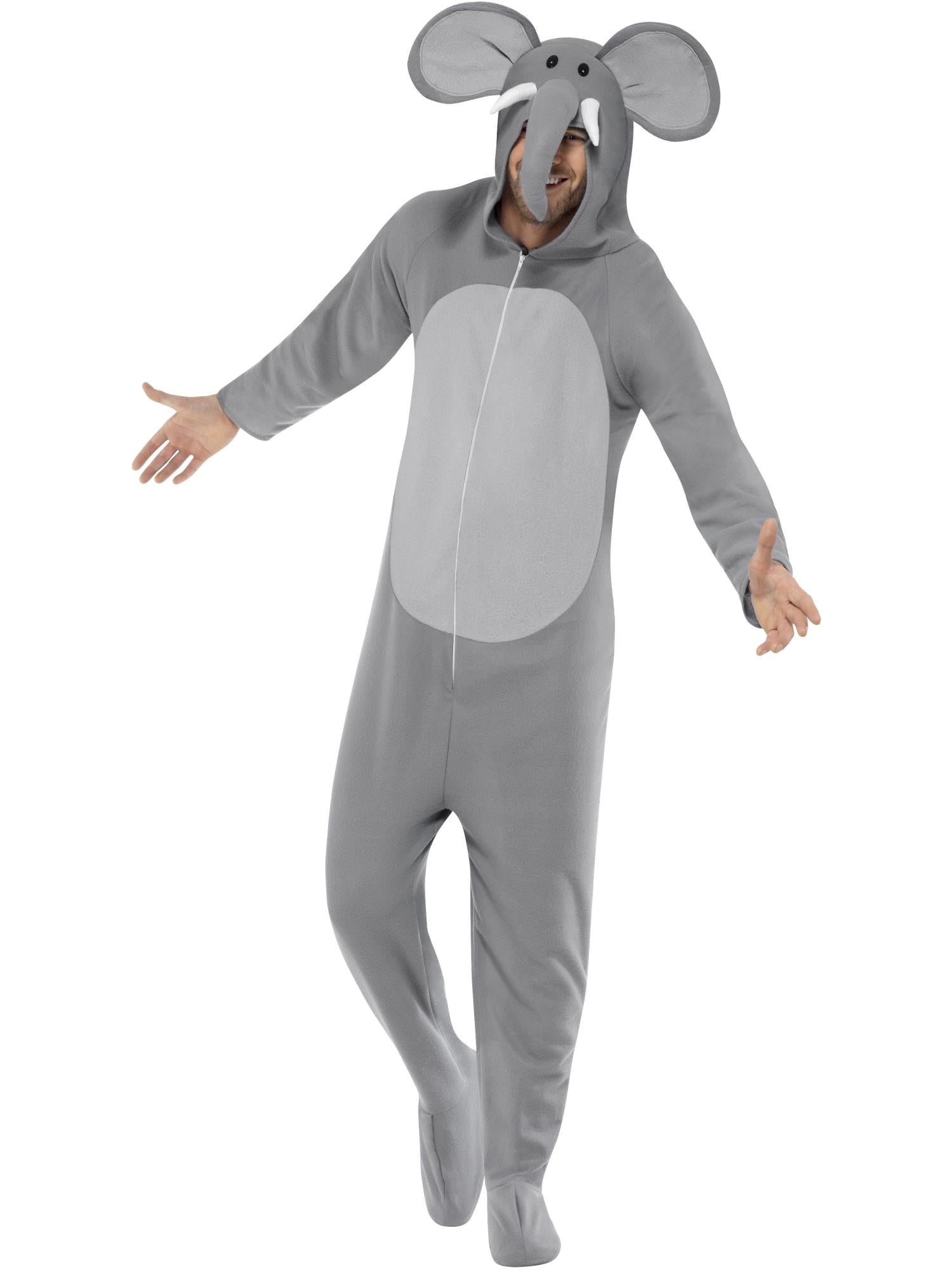 smiffys-fever-elefant-kost-m-overall-grau-mit-r-ssel-m image 4