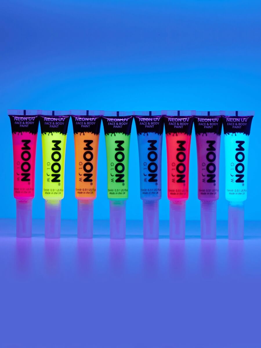 moon-glow-neon-uv-face-paint-15ml-pink-schminke image 2