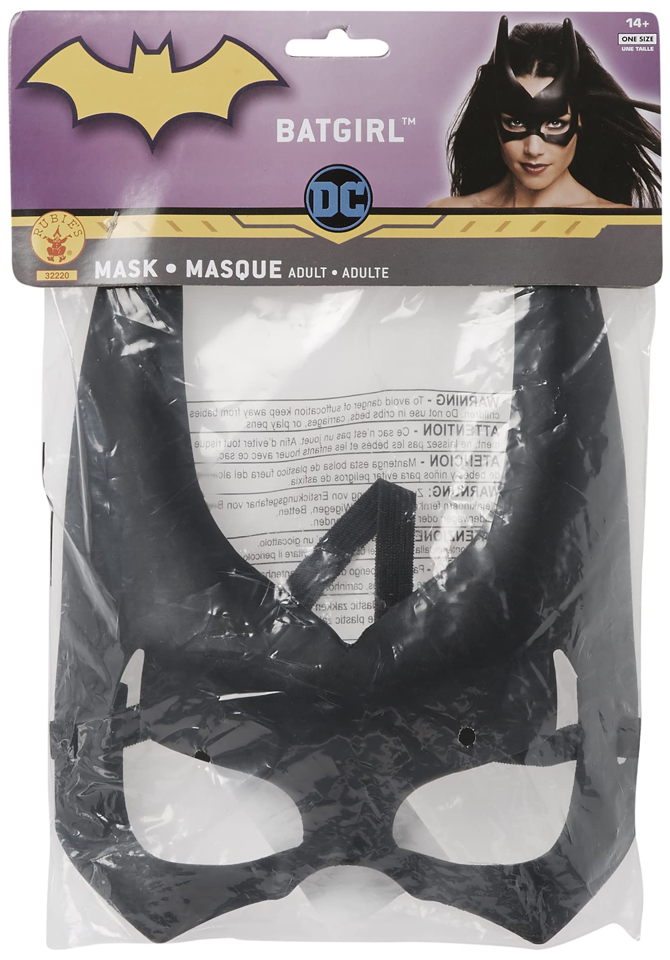 rubie-s-deluxe-dc-batgirl-damen-maske-augenmaske image 4