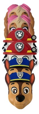 rubies-paw-patrol-masken-6er-set-mit-clip-strip image 1