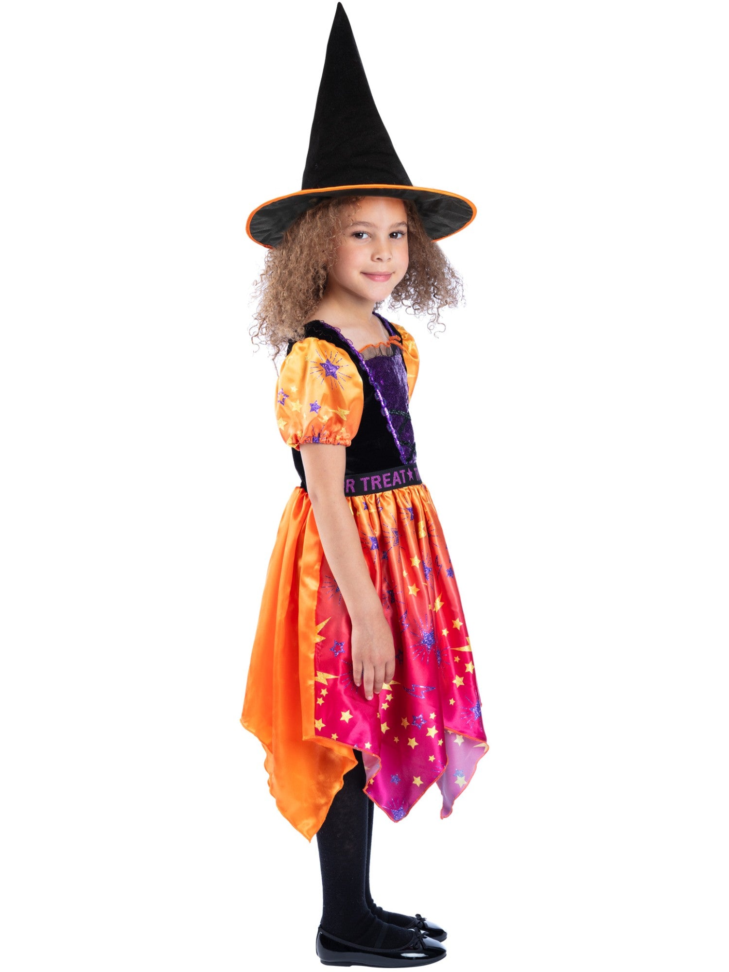smiffys-fever-mond-sterne-hexenkost-m-kinder-l-orange-10-12-j image 3