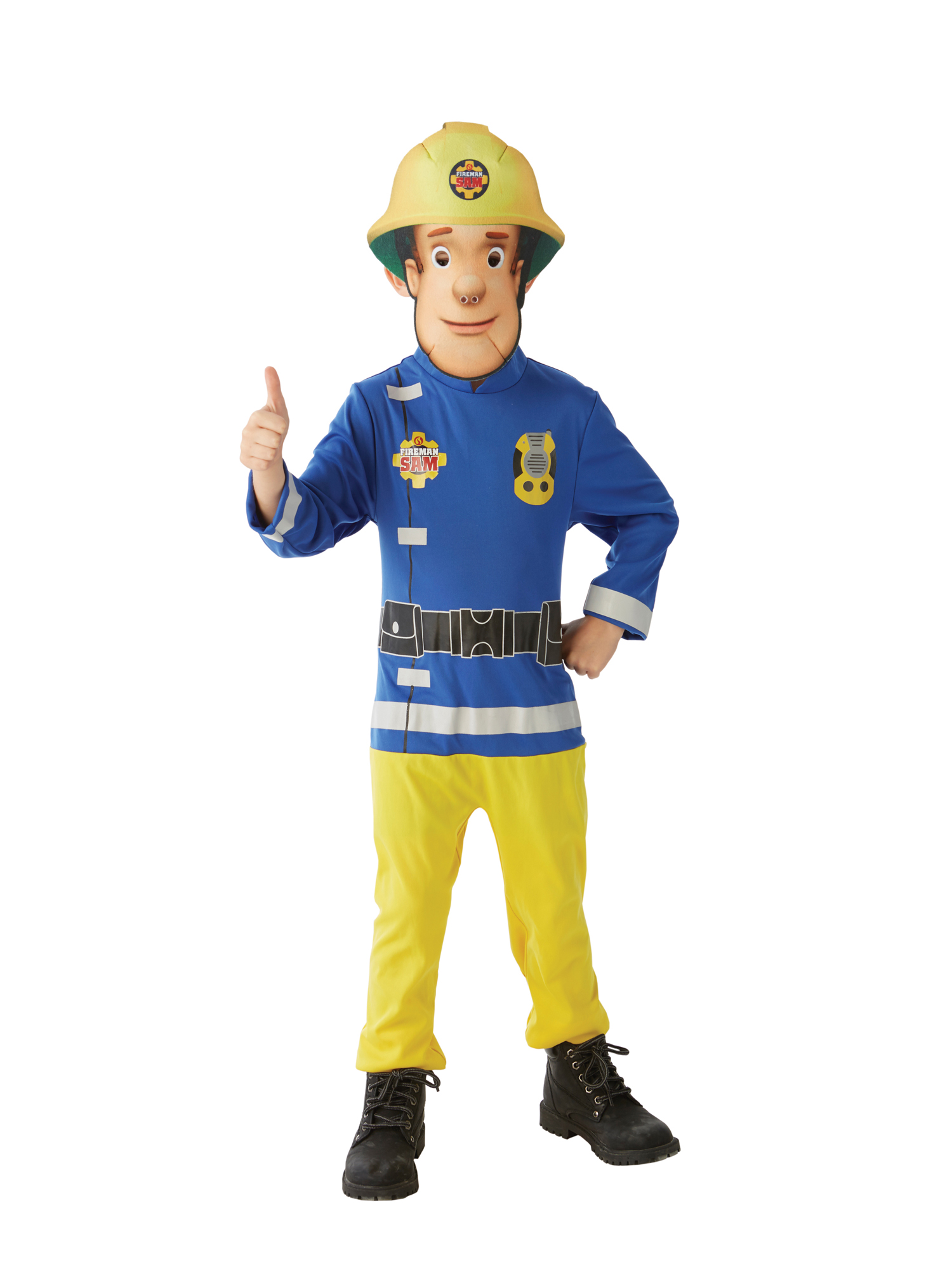 rubies-feuerwehrmann-sam-kost-m-blau-gelb-anzug-mit-maske image 3