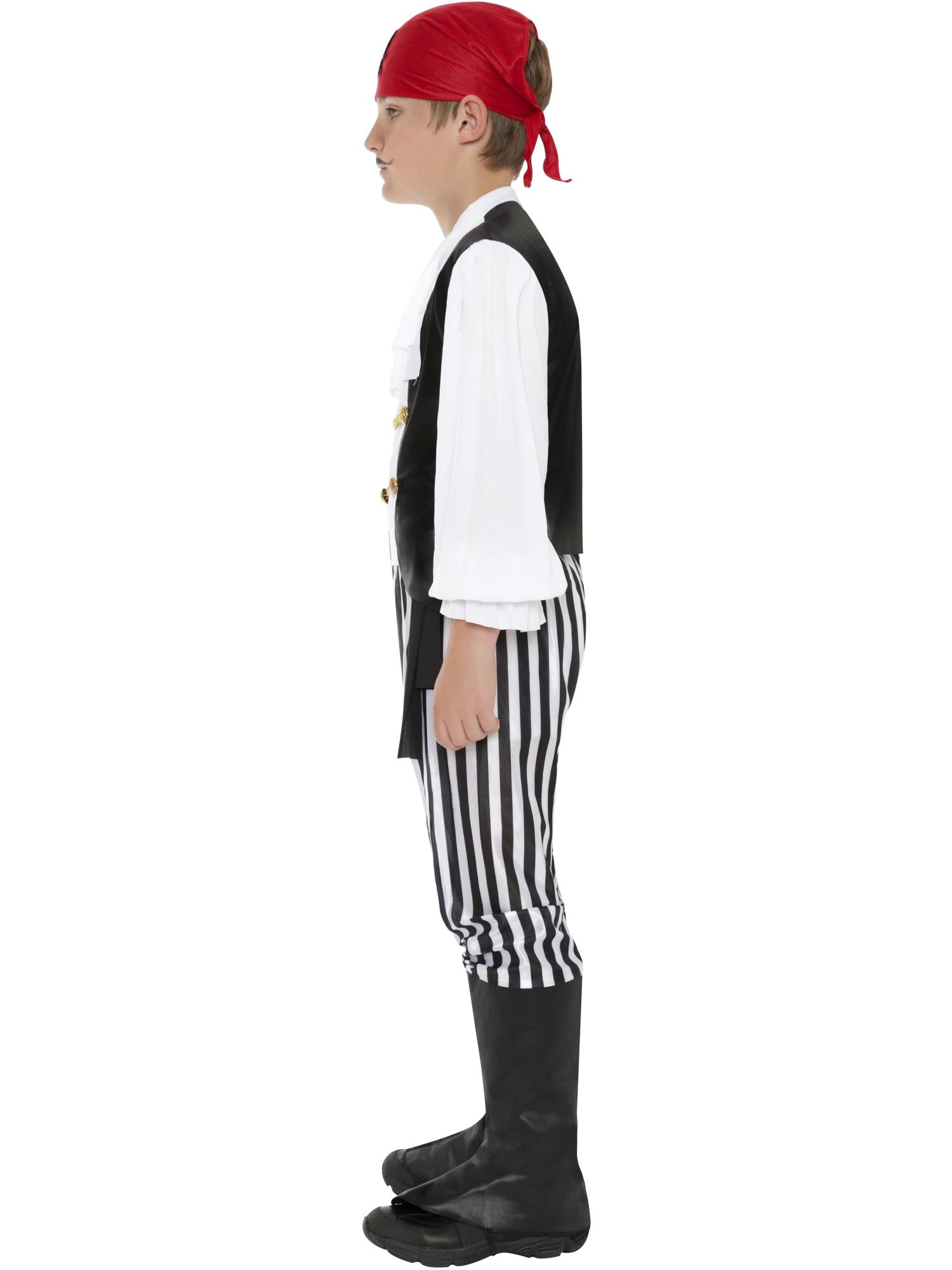 smiffys-fever-piratenkost-m-kinder-schwarz-gr-m-7-9-jahre image 3