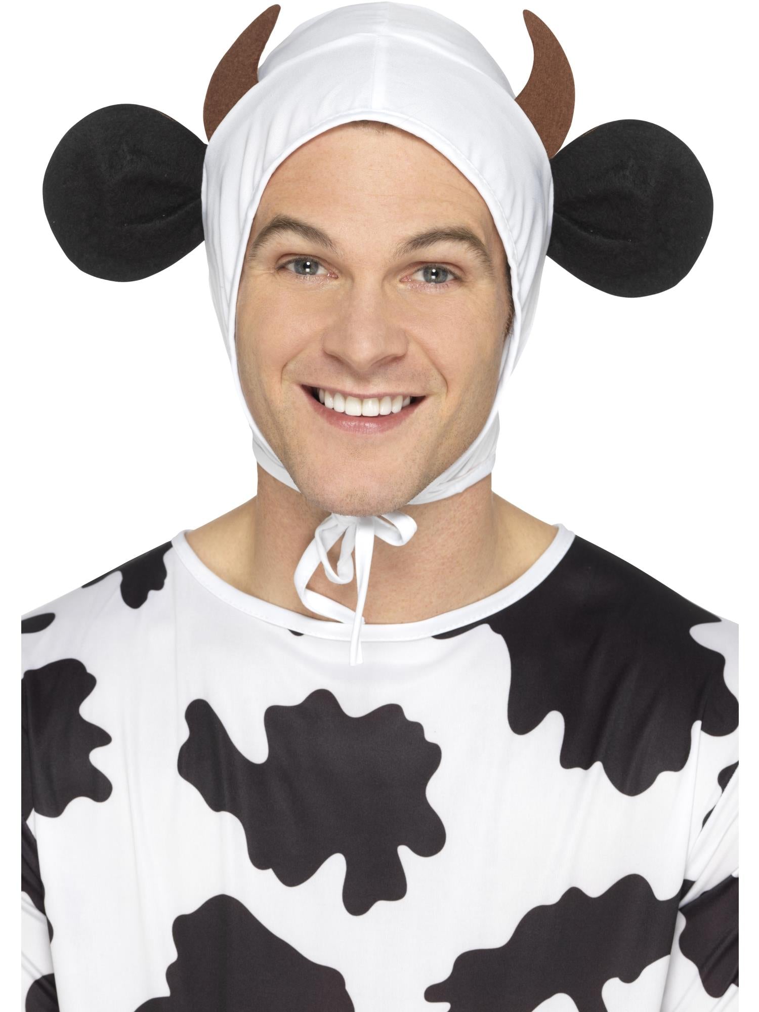 smiffys-fever-kuh-kost-m-jumpsuit-schwarz-wei-mit-euter image 4
