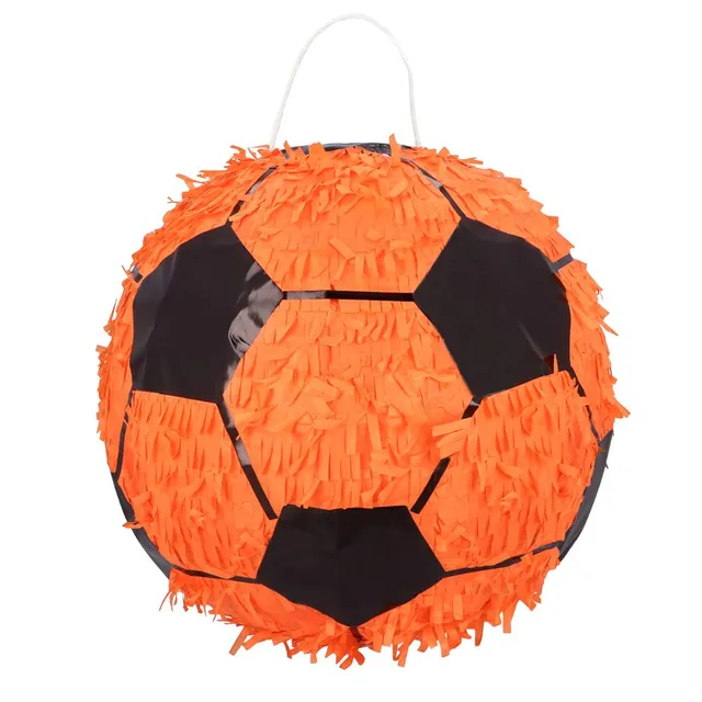 boland-61858-pinata-fu-ball-orange-schwarz-30-cm-bef-llbar image 1